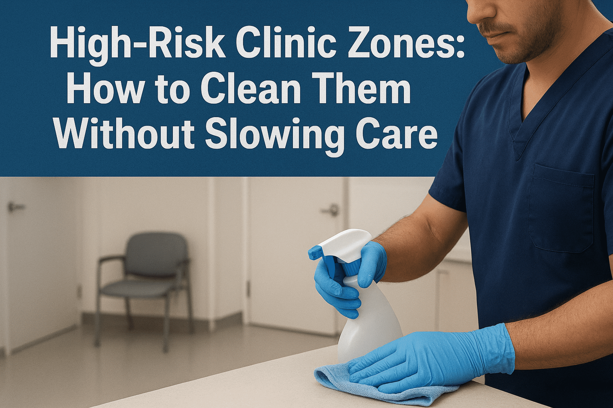 High-Risk Clinic Zones _ How to Clean Them Without Slowing Care