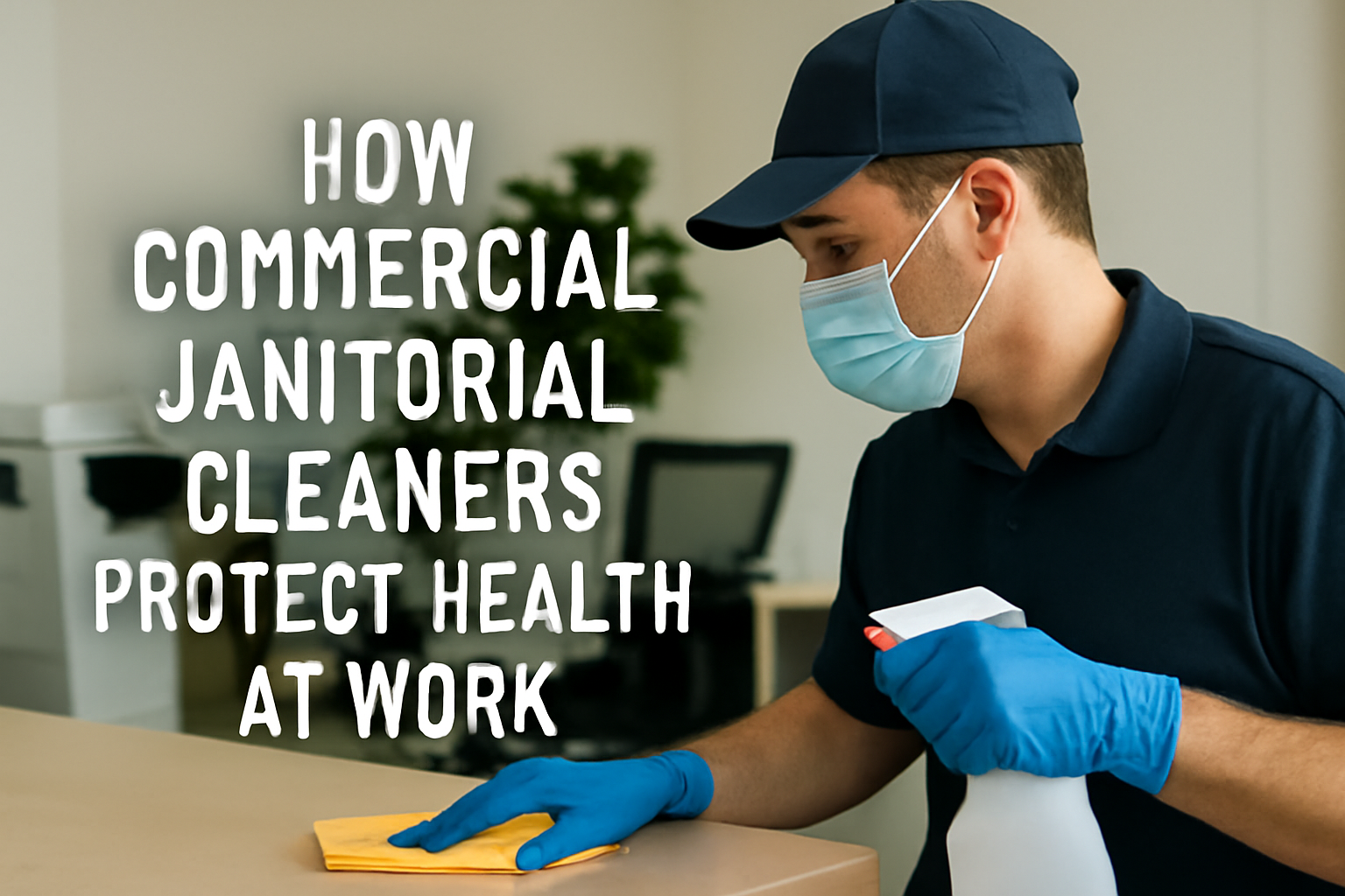 How Commercial Janitorial Cleaners Protect Health at Work